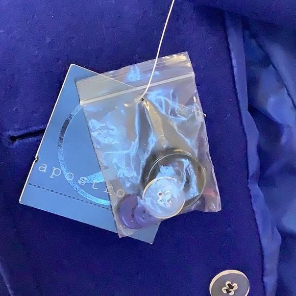 Apostrophe Wool Peacoat size XL - Picture 11 of 12